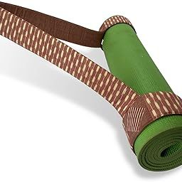 SIMPLY BEAUTIFUL ALWAYS Classy Ikkat Yoga Mat Holder Multi Colour Easy to Carry Bag Strap Non Slip For Home Gym & Outdoor Workout-image-9