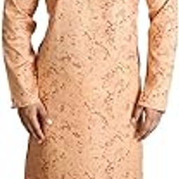 Men's Magic Printed Kurta Pyjama Set Stylish sadra Pajama-image-12