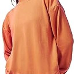 Cotton Blend Official Disney Merchandise Women's Graphic Printed Oversized Fit Full Sleeve Round Neck Terry Sweatshirt-image-63
