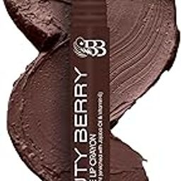 BeautyBerry Poppins Matte Lip Crayon Lipstick for Women Long Lasting Non Transfer Lip Crayon Smudge Proof & Waterproof Lipstick Enriched with Jojoba Oil & Vitamin E (24 - Espresso)-8