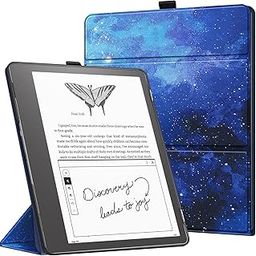 Fintie Trifold Case for Kindle Scribe (2022 Released) 10.2 Inch - Ultra Lightweight Slim Shell Foldable Stand Cover with Auto Sleep/Wake, Starry Sky-picture-4
