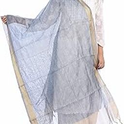 Women's Self Design Khadi Dupattas-image-70