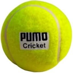 Pumo Cricket Tennis Rubber Ball – Set of 3, Lightweight, Durable, High Bounce (Yellow/Sea Green)-image-33