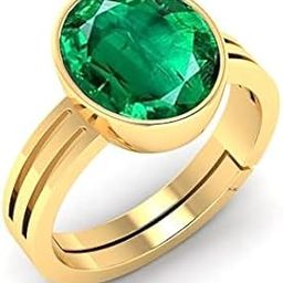 9.25 Ratti Panna (Emerald) Original Stone Adjustable Ring For Men And Women With Lab Certified A1-image-82