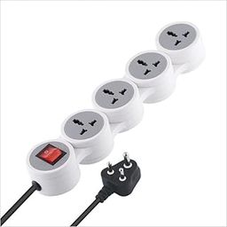 MX Extension Board with Power Strip - 4 Universal Sockets 15A/16A/20A Spike Guard 10m Extension Cord Illuminated Circuit Breaker Master Switch (3221B_10mtr)-image-126