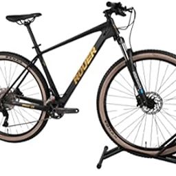 ROVER MTB Drag V5 | Aluminium Alloy Frame | RockShox/Suntour Suspension | Shimano Deore or XTR 1x12 Gear | Riser Bar Alloy | Kenda Dual Color Tires | Pro-Level Trail MTB Bike (Black)-image-25