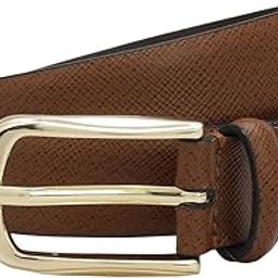 Non-Reversible Leather Belt for Women - Brown-image-26