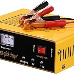 MERISHOPP Battery Charger 6V/12V Multiple Protections Electric Fit Compatible with Repair Car| Motors|Automotive Tools & Supplies|Battery Testers & Chargers|Chargers & Jump Starters-26