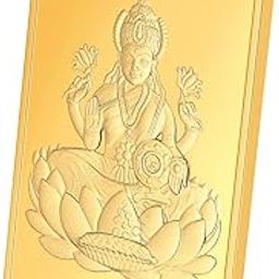 Joyalukkas 24K 999 Purity | 1 gram | Pure Gold Bar | Rectangle Shape | Lakshmi Design.-image-25