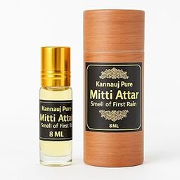 Kannauj Pure Mitti Attar (First Rain Smell) I Authentic Essence of Earthy Aroma from First Rain of the Seasons I Nostalgic Scent of Childhood Memories 8ml-2