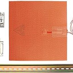 MERISHOPP 250X250Mm Thermistor Silicone Heated Pad Kit for 3D Printer Tools Supplies|Computers/Tablets & Networking|Computer Components & Parts|Computer Cases & Accessories|Case Parts & Accessories-2