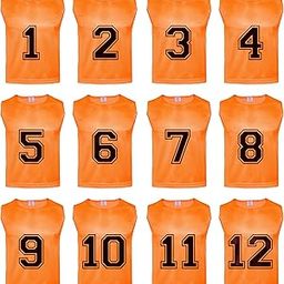 Athllete DURAMESH Set of 12 - Scrimmage Vest/Pinnies/Team Practice Jerseys with Free Carry Bag. Sizes for Children Youth Adult and Adult XL-image-25