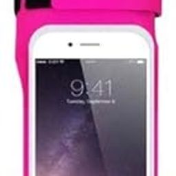 JERN Universal 4-6" Waterproof Running Riding Armband Bag Sports Thumb Arm Wrist Band (Pink)-image-51