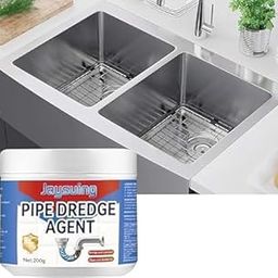 PZIMOLU drain Cleaner Powder Pipe Dredge Pipes Powerful Sink 260g Pack Fast Foaming Pipe Cleaning Tool for Bathroom Kitchen (Multicolor) (Pack of 1)-image-49