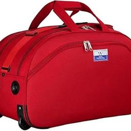 60 L Strolley Duffel Bag - Duffle Bags with Wheels for Men and Women - Red - Large Capacity-image-64
