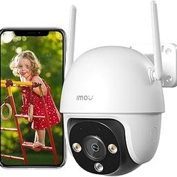 Imou 5MP CCTV Camera for Home Outdoor, 360° Security WiFi Camera, Full Color Night Vision 30M, Human Detection, 2-Way Talk, Siren Alarm, Compatible with Alexa, Supports 512GB SD Card, IP66, DK7-12
