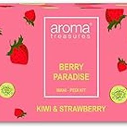Aroma Treasures Berry Paradise Strawberry and Kiwi Fizz Mani-Pedi Kit -One-Time Use, 100 g-39