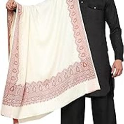 Men's Woolen Lohi/Shawl (MS-991, Cream), 112cm x 225cm-image-35