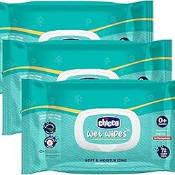 Chicco Wet Wipes 216 Pcs with Fliptop | Free From Phenoxyethanol, Parabens & Alcohol-image-76