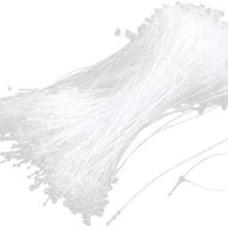 GREENGROW 3 Inches White Snap Lock 2000 Pieces Loop Pins Plastic Ties Fasteners (NO TAG Gun Required)-image-65