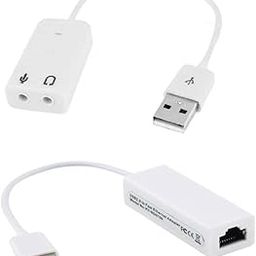 PIKABOO 7.1 Channel, USB Sound Card Adapter and USB 2.0 to LAN Adapter Cable Combo | for Laptop, Desktop-picture-14