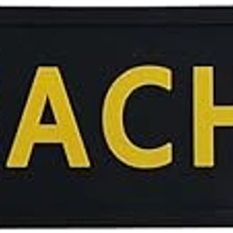 CosmoMart® Black Statement Plaque Garden Wall Door Sign Beach-image-85