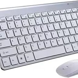 PINAL CREATION Wireless Keyboard and Mouse Compatible with iMac MacBook Air/Pro Windows Laptops Rechargeable Bluetooth-image-44