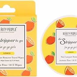 Beauty People Nail Polish Remover Lemon | Nail Polish Remover Pads On the Go & Travel | No Harsh Chemicals |Pre-soaked Pads Made All Natural Ingredients |Perfect for Remover Lemon 30-image-72