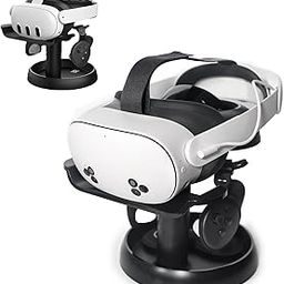 AMVR VR Stand, Headset Stand Accessories for Quest Pro, Meta Quest 2, Rift or Rift S Headset and Touch Controllers-30