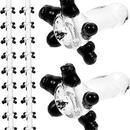 Outanaya 30pcs Decorative Glass Beads for Fillable Craft Ornaments Pit Glass Granules for Home Decor Centerpieces and-image-14