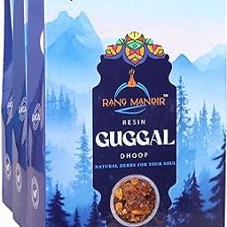 Rang Mandir™ Wet Guggal Dhoop – Ayurvedic, Handmade & Charcoal-Free | Original Dhoop for Pooja, Meditation, Dhuni & Aura Cleansing | Temple-Grade Incense for Home – 50g + Free Magic Coal-image-22