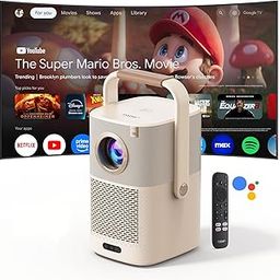 Yaber T2 Plus GTV Smart Projector, WiFi 6, Bluetooth, 1080p Native, Audio JBL, Google TV, Integrated Battery-image-68