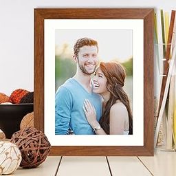 Art Street Synthetic Brown Wall Photo Frame (Picture Size 10 inches X 12 inches, Matted to 8 x 10 Inches),Polyresin, Rectangular-image-57
