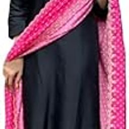 Women Solid Black Embroidery Straight Kurta and Pant Set with Printed Dupatta-image-16