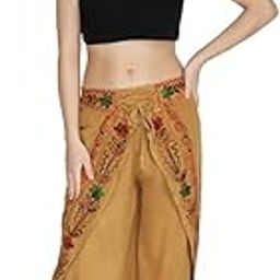 Rayon Women's Regular Fit Relaxed Yoga Fitness Dhoti Pants (S-XL)-image-54