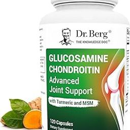 Glucosamine Chondroitin MSM Turmeric & Boswellia - Advanced Joint Support Supplement with 1500 mg Glucosamine Sulfate - Includes 120 Capsules-image-74