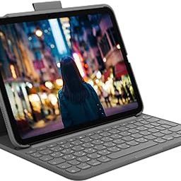 Logitech Slim Folio Keyboard Case for iPad (10th Generation) with Integrated Bluetooth Wireless Keyboard-52