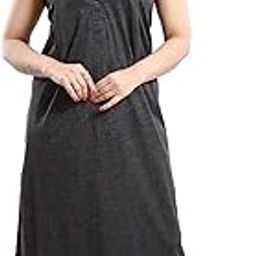 Fabme Women's Polycotton Maxi Night Dress-image-37