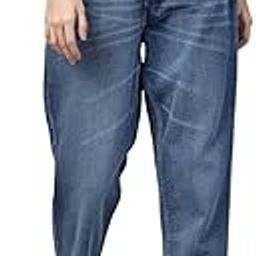 Blue High Waist Basic Jeans-image-54