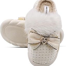 Women's Comfort Slip On Closed Toe Warm Winter with Cute Design print House Clog Indoor Slipper-image-87
