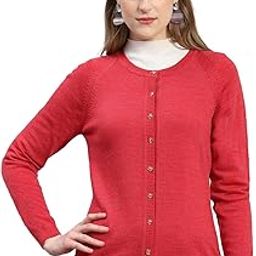 Women's Wool Blend Casual Cardigan-image-45