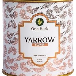 One Herb - Yarrow Flower Tea 50g for Anxiety, Digestive Distress, Cold & Fever and Skin.-image-71