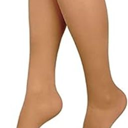 Compression Knee High Stockings, Beige, Medical Support Socks for Women-image-95