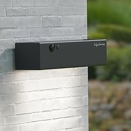 Lifelong Metal Solar Deck Light Outdoor for Home Decor-Solar Panel with Led Light&Upto 10 Hrs Use-1000 Lumens-Waterproof Wall Lamp-Motion&Light Sensor-4 Modes Light for Garden Balcony Terrace Stairs-picture-8