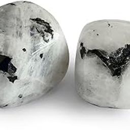 Original Rainbow Moonstone Crystal Tumble - Natural Energised Moon Stone Tumble for Peace, Relationship, Emotional healing, Chakra Healing and Positivity - 2 Piece-image-4