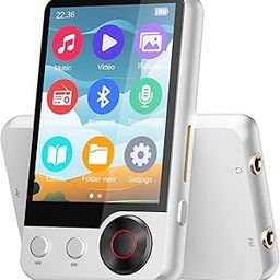 128GB MP3 Player with Bluetooth 5.3, HiFi Digital Audio Music Player with Dual Headphone Ports, Buit-in HD Speaker, Voice Recorder, FM Radio, Portable Metal MP3 Player, Expandable Memory up to 128GB-18