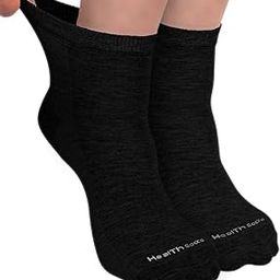FOOTPRINTS Unisex Bamboo Diabetic Ankle Socks | Thicker Soft Comfy Seamless | pack of 2-image-65