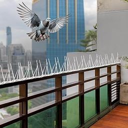 Amazon Brand - Solimo Bird and Pigeon Control Spikes | Weather Resistant | 13 in x 1 in x 3.7 in | Maintenance-Free (10 Pcs)-31