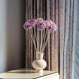 Flowers and Fillers || Lilac Sola Wood Flowers Sticks (10 Sticks)| Natural Dried Flower | Eco-Friendly Flowers for Home, Office, Bedroom, Table Decoration and Craft Items Corner (Without Vase Pot)-image-70