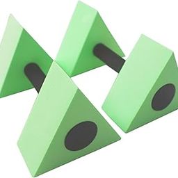 ATORSE Triangle Water Aerobic Dumbbells EVA Durable Floating Dumbbells for The Pool Green-picture-0